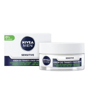 Nivea Men Intensywnie Nawilżający Krem Dla Mężczyzn Do Skóry Wrażliwej 50ml
