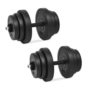 18-częściowy zestaw hantli, 40 kg