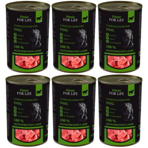 Pakiet Fitmin For Life Monoprotein Lamb Mokra Karma Dla Psa z Jagnięciną 6