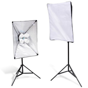 Zestaw studio, softboksy i stojaki x2