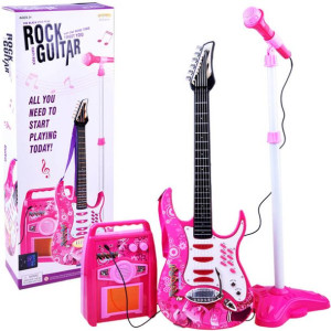 Gitara elektryczna Mikrofon Wzmacniacz IN0018 RO