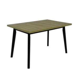 Rozkładany Stół M-5 czarny blat grandson podstawa oslo 80x120/150