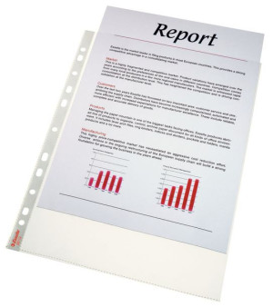 Koszulki na dokumenty Esselte A4 krystaliczne 75mic 100szt.