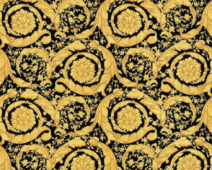 Tapeta Tapety Ornament Złoty Versace