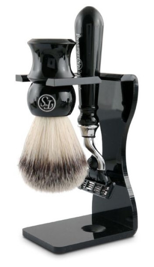 Zestaw do golenia z maszynką i pędzlem Frank Shaving