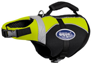  AQUA SPORT Kamizelka asekuracyjna kapok dla psa DRY rozm XS żółta