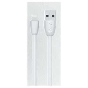 Kabel VIDVIE CT01 USB/Micro 2.1A, 1m biały 30 szt.