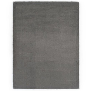 Dywanik, 80x150 cm, sztuczne futro królika, ciemnoszary