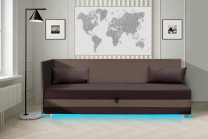 Tapczan młodzieżowy łóżko Pati 100 cm LED GRATIS!