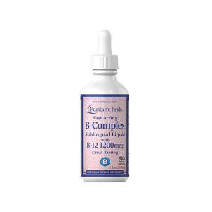 Puritan's Pride Fast Acting B-Complex Liquid With B12 - 59ml