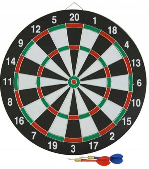 Dart Tarcza Sizalowa 38 Cm Do Gry W Rzutki 6 Sztuk
