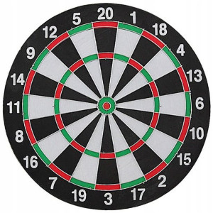 Dart Tarcza Sizalowa 30 Cm Do Gry W Rzutki 6 Sztuk