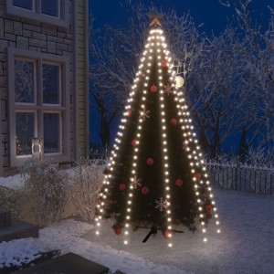 Lumarko Siatka lampek choinkowych, 300 zimnych białych diod LED, 300 cm