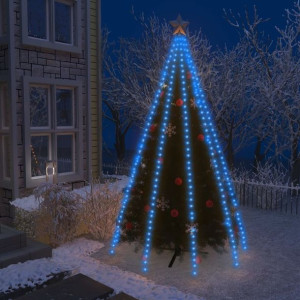 Lumarko Siatka lampek choinkowych, 400 niebieskich diod LED, 400 cm