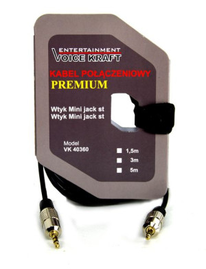 Profesjonalny Kabel jack3,5-jack3,5 Jack-Jack 5m