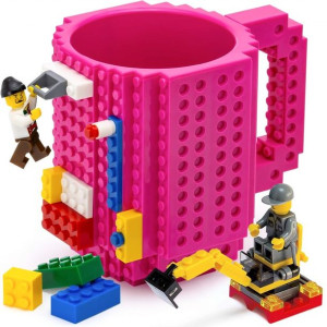 Klockowy Kreatywny Kubek Lego zestaw Prezent Kolor