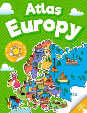 Atlas Europy dla dzieci miękka oprawa