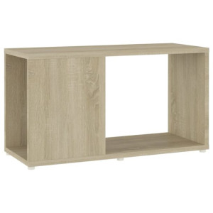 Szafka pod TV, dąb sonoma, 60x24x32 cm, płyta wiórowa