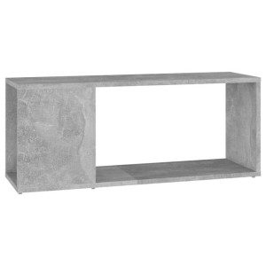 Szafka pod TV, szarość betonu, 80x24x32 cm, płyta wiórowa