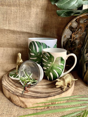 Kubek z zaparzaczem 380 ml MONSTERA