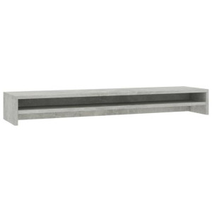 Podstawka pod monitor, betonowy szary, 100x24x13 cm