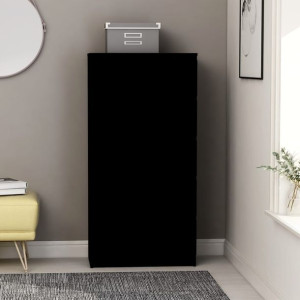Komoda czarna 60x35x121cm