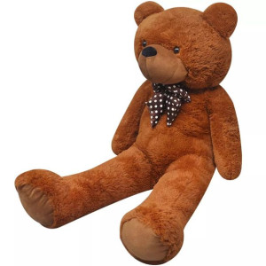 Miękki, pluszowy miś, brązowy, XXL, 85 cm