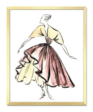 Obraz na płótnie glamour 43x53cm