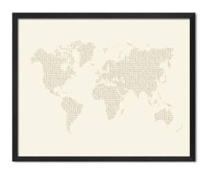 Obraz Mapa Plan Szkic 43x53cm