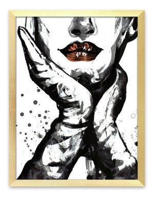 Obraz na płótnie glamour 33x43cm