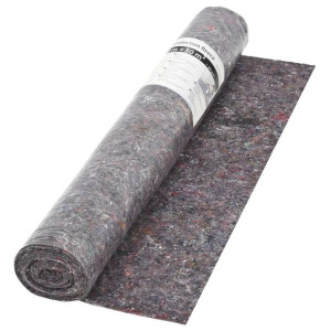Filcowa mata malarska, antypoślizgowa, 50 m, 180 g/m², szara