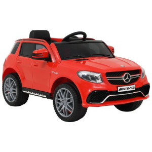 Samochód dla dzieci Mercedes Benz GLE63S, plastikowy, czerwony