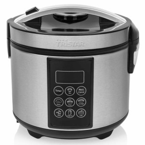 Tristar Cyfrowy garnek do ryżu i wielofunkcyjny, 500 W, 1,5 L, stal