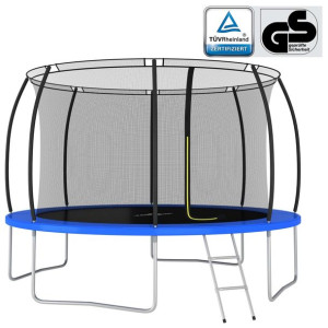 Trampolina z akcesoriami, okrągła, 366x80 cm, 150 kg