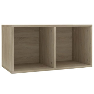 Szafka na płyty winylowe, dąb sonoma 71x34x36 cm, płyta wiórowa