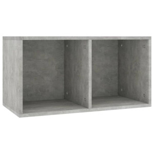 Szafka na płyty winylowe, betonowy szary, 71x34x36 cm
