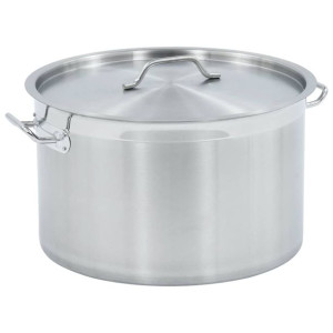 Garnek, 44 L, 45 x 28 cm, stal nierdzewna
