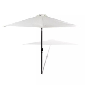 Parasol ogrodowy, biały, 3 m