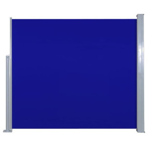 Zwijana markiza boczna, 120 x 300 cm, niebieska