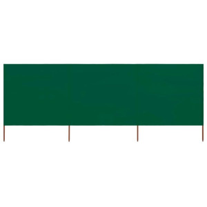 Parawan 3-skrzydłowy z tkaniny, 400x80 cm, zielony