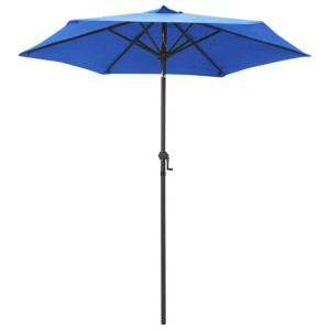 Parasol, niebieski, 200 x 211 cm, aluminium