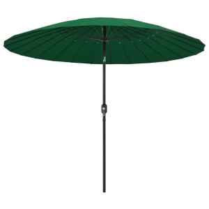 Parasol ogrodowy na słupku aluminiowym, 270 cm, zielony