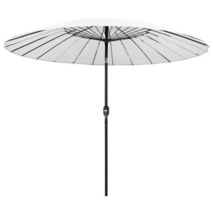 Parasol ogrodowy na słupku aluminiowym, 270 cm, piaskowy