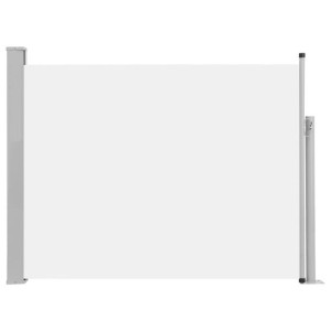 Wysuwana markiza boczna na taras, 140 x 500 cm, kremowa