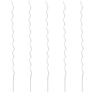 Spiralne podpórki do roślin, 5 szt., 110 cm, stal galwanizowana