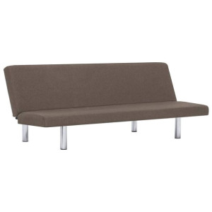 Sofa, rozkładana, taupe, poliester