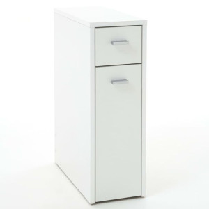 Szafka z 2 szufladami, 20 x 45 x 61 cm, biała