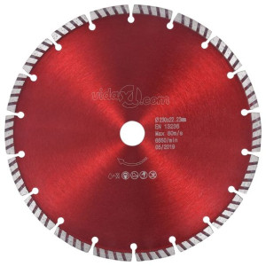 Tarcza diamentowa turbo, stal, 230 mm