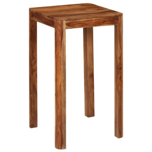 Stolik barowy z litego drewna sheesham, 60 x 60 x 107 cm