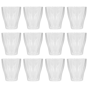 Dwuścienne filiżanki na latte macchiato, 12 szt., 280 ml